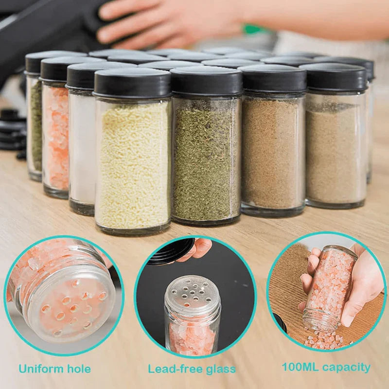 18 Jar Spice Rack | حامل توابل دوّار 18 علبة