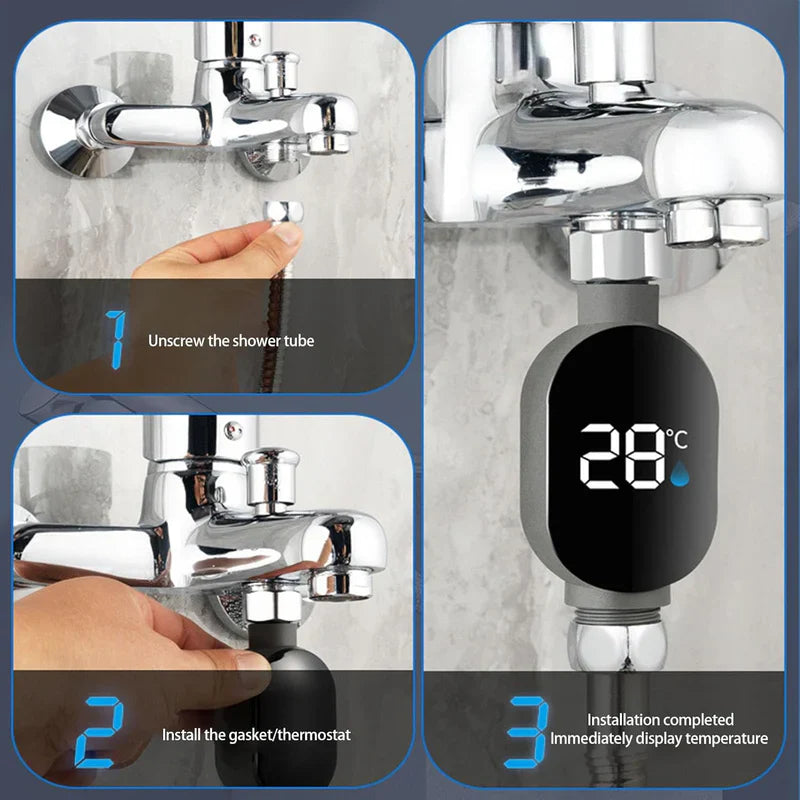 LED Water Temperature Meter | مقياس حرارة الماء الرقمي LED
