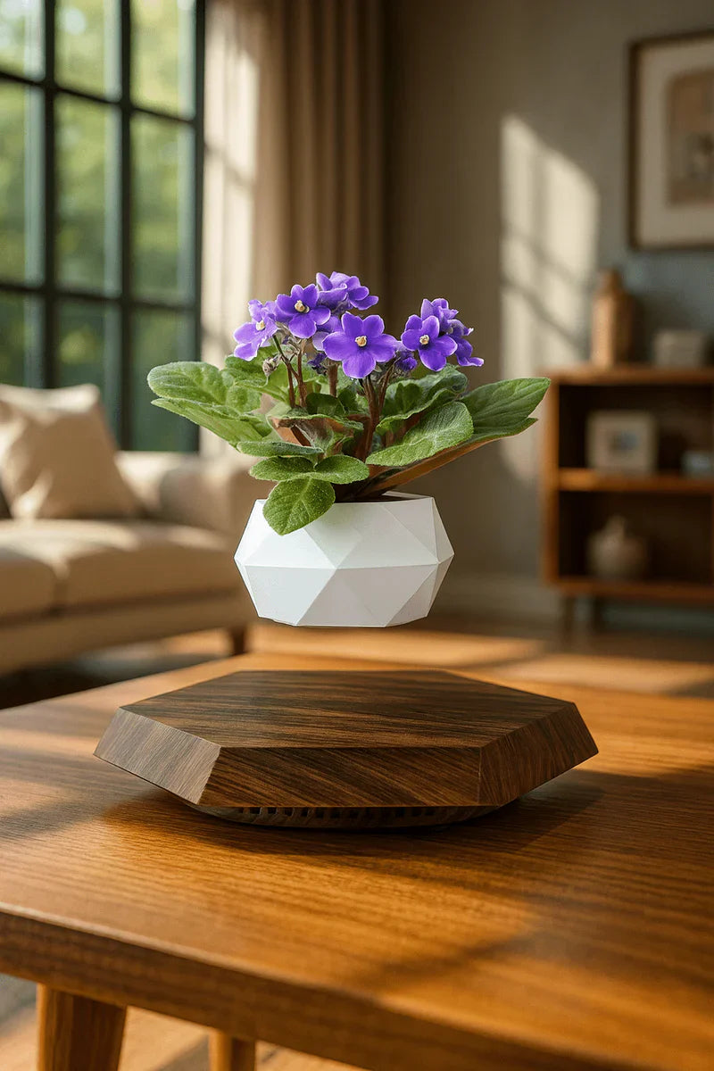 Levitating Flower Pot | أصيص نباتات عائم مغناطيسي